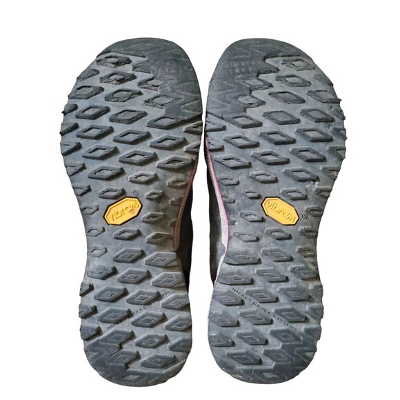 La Sportiva TX2 EVO Women 7 US Grey Leather Low Hiking Shoes Vibram Soles FLAWS - Picture 5 of 14